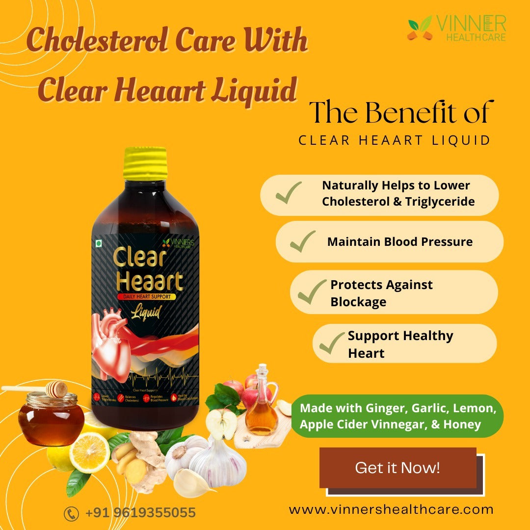 Clear Heaart Liquid (450 ml) - Vinner Healthcare