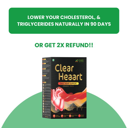 Clear Heaart Combo (Pack of 22 Days) - Vinner Healthcare